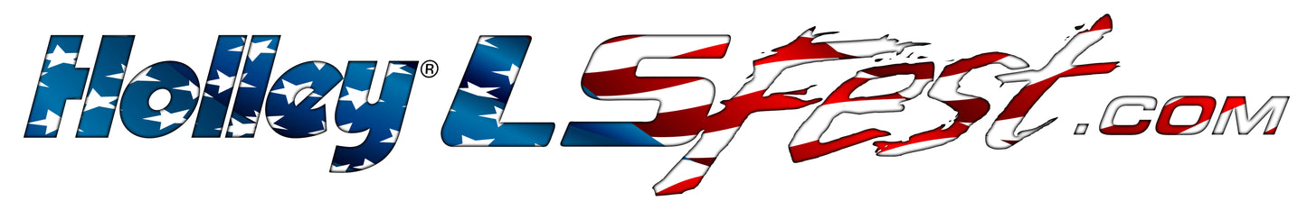 34. LS Fest Throwback Logo USA Windshield Decal