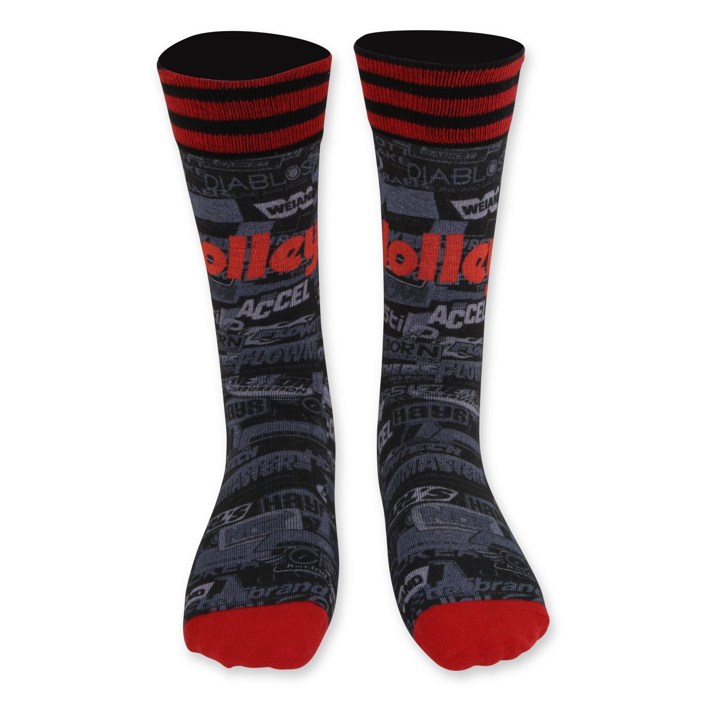 38. HOLLEY SUBLIMATED STICKERBOMB SOCKS