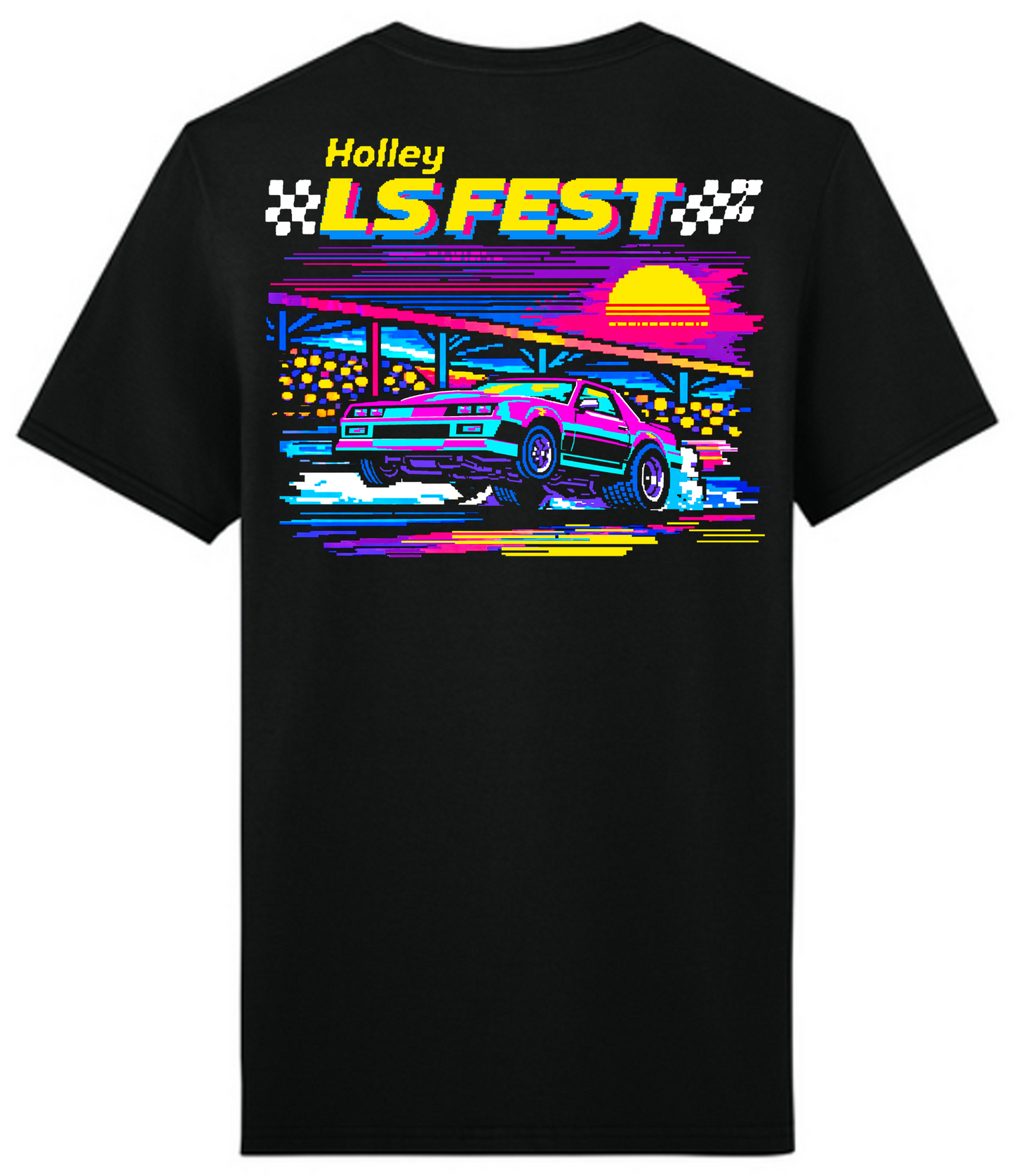 13. LS Fest 8-Bit Boost Tee - Black (Adult)