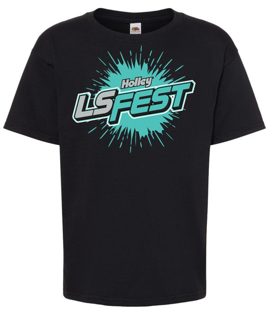 01. LS Fest Epic Burst Tee - Black (Youth)