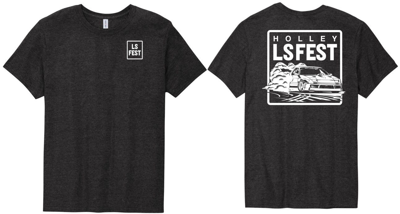10. LS Fest Drift Challenge Tee - Black Heather (Adult)