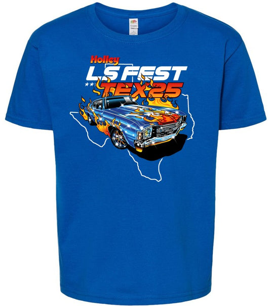 02. 2025 LS Fest Texas Main Event Tee - Royal (Youth)