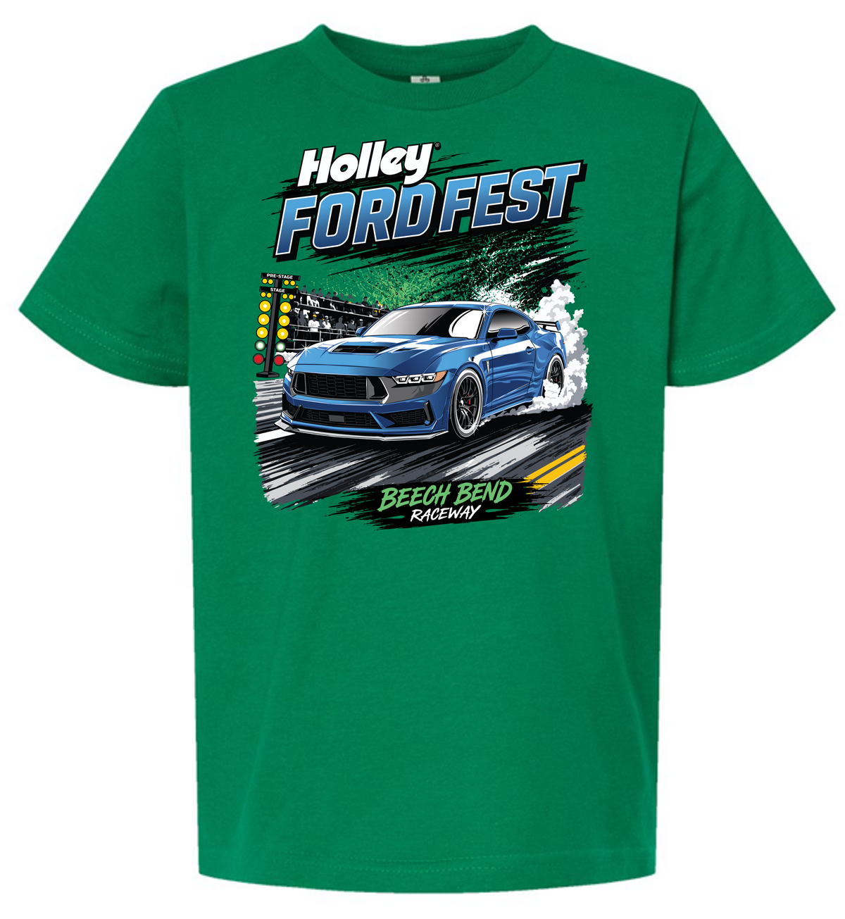 01. Ford Fest Event Tee - Kelly Green (Youth)
