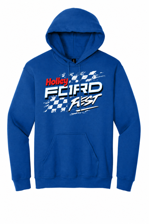 09. Ford Fest Fleece Hoodie - Royal (Adult)