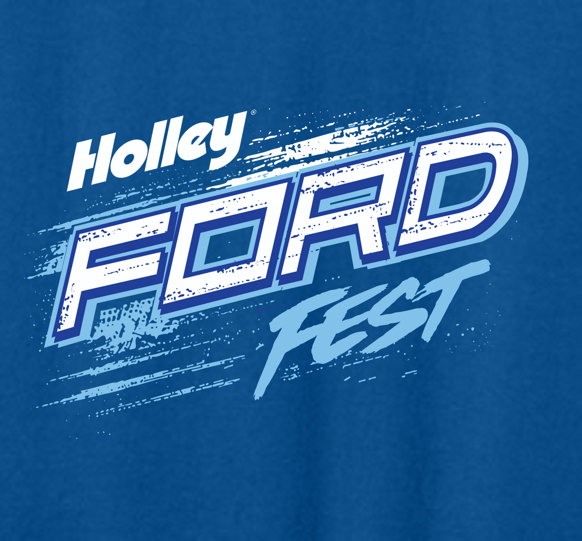 08. Ford Fest Logo Tee - Royal (Adult)