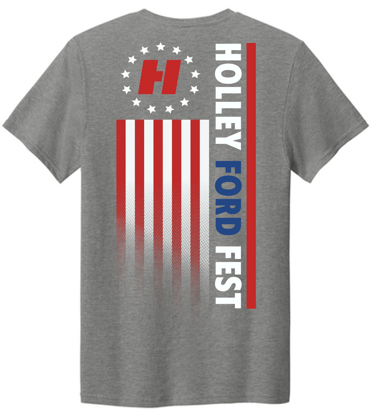 05. Ford Fest Freedom Fueled Tee - Heather Grey (Adult)
