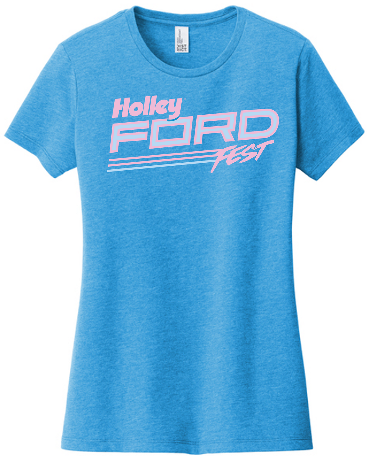 02. Ladies Ford Fest Cotton Candy Tee - Turquoise (Ladies)
