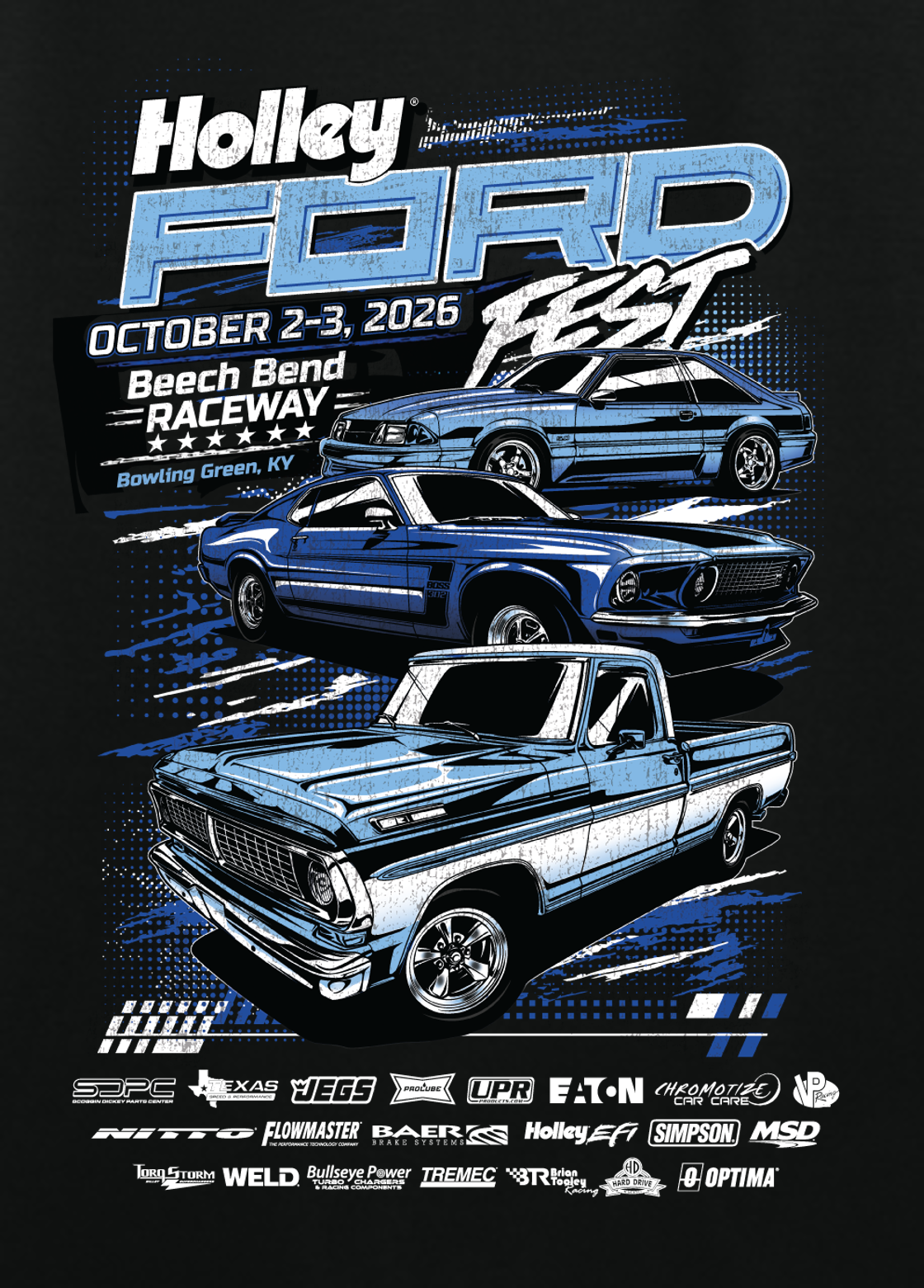 10. Ford Fest Main Event Tee - Black (Adult)