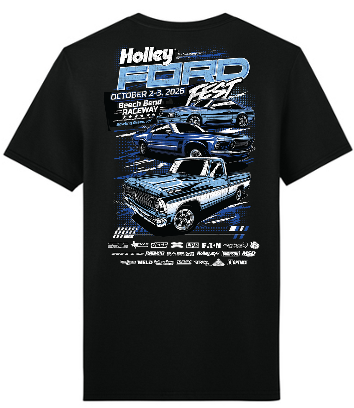 10. Ford Fest Main Event Tee - Black (Adult)