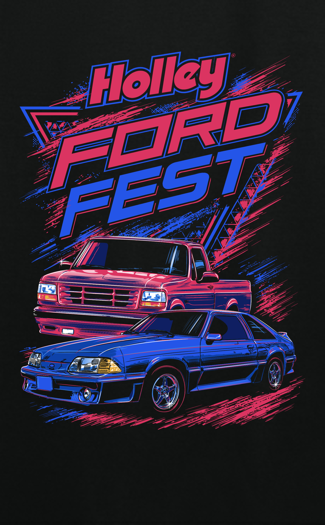 04. Ford Fest Midnight Boost Tee - Black (Adult)