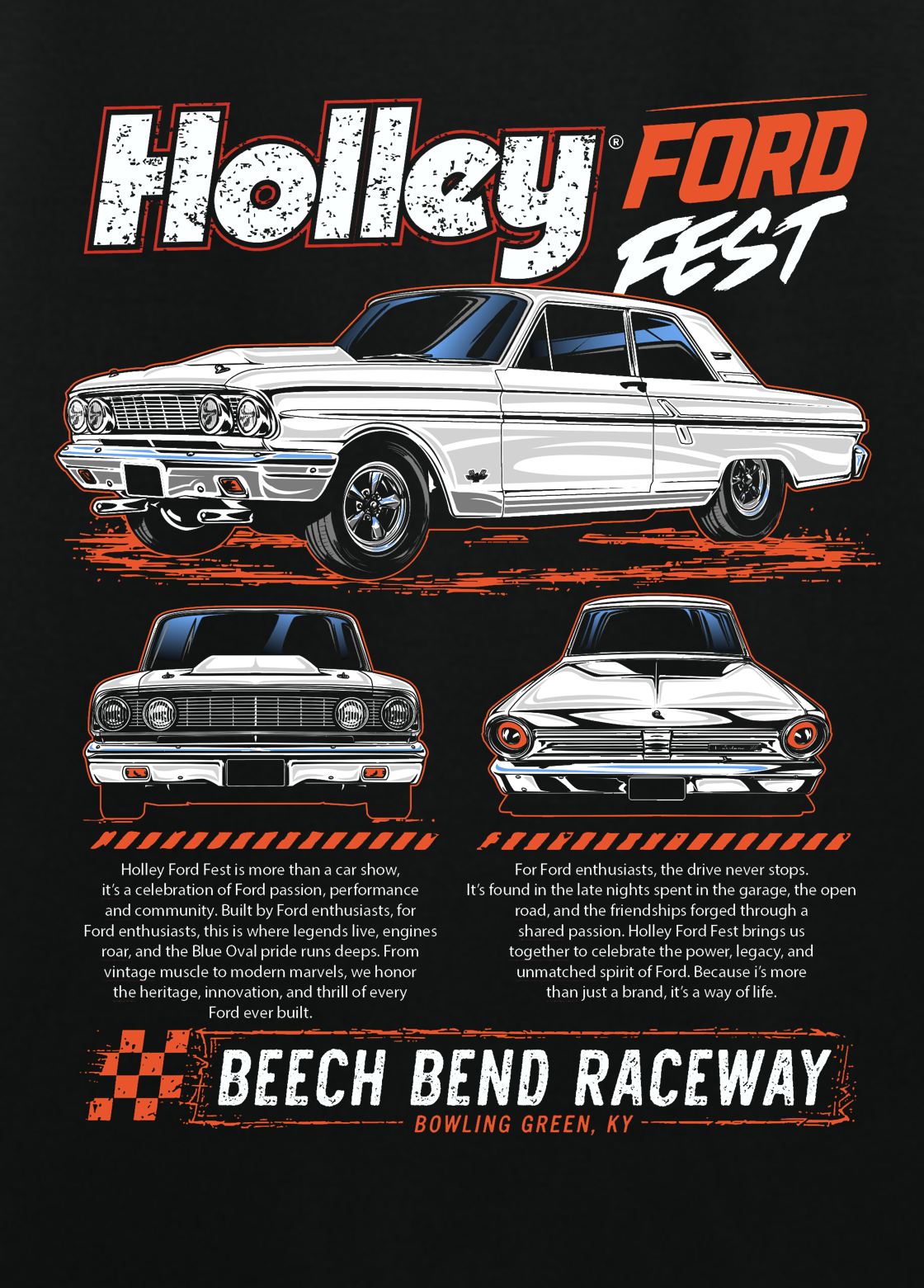 07. Ford Fest Storyboard Tee - Black (Adult)