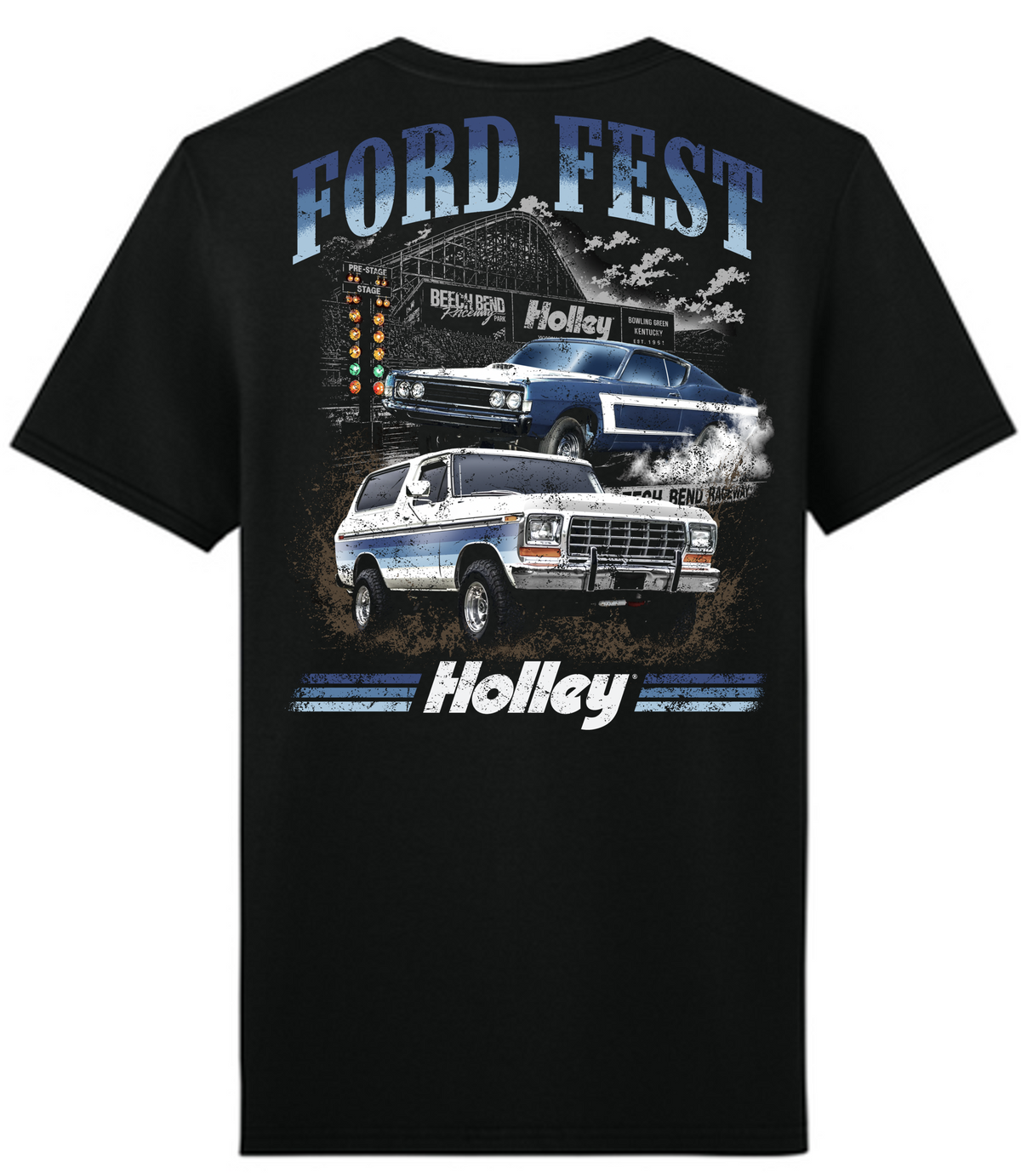 06. Ford Fest Vintage Unleashed Tee - Black (Adult)
