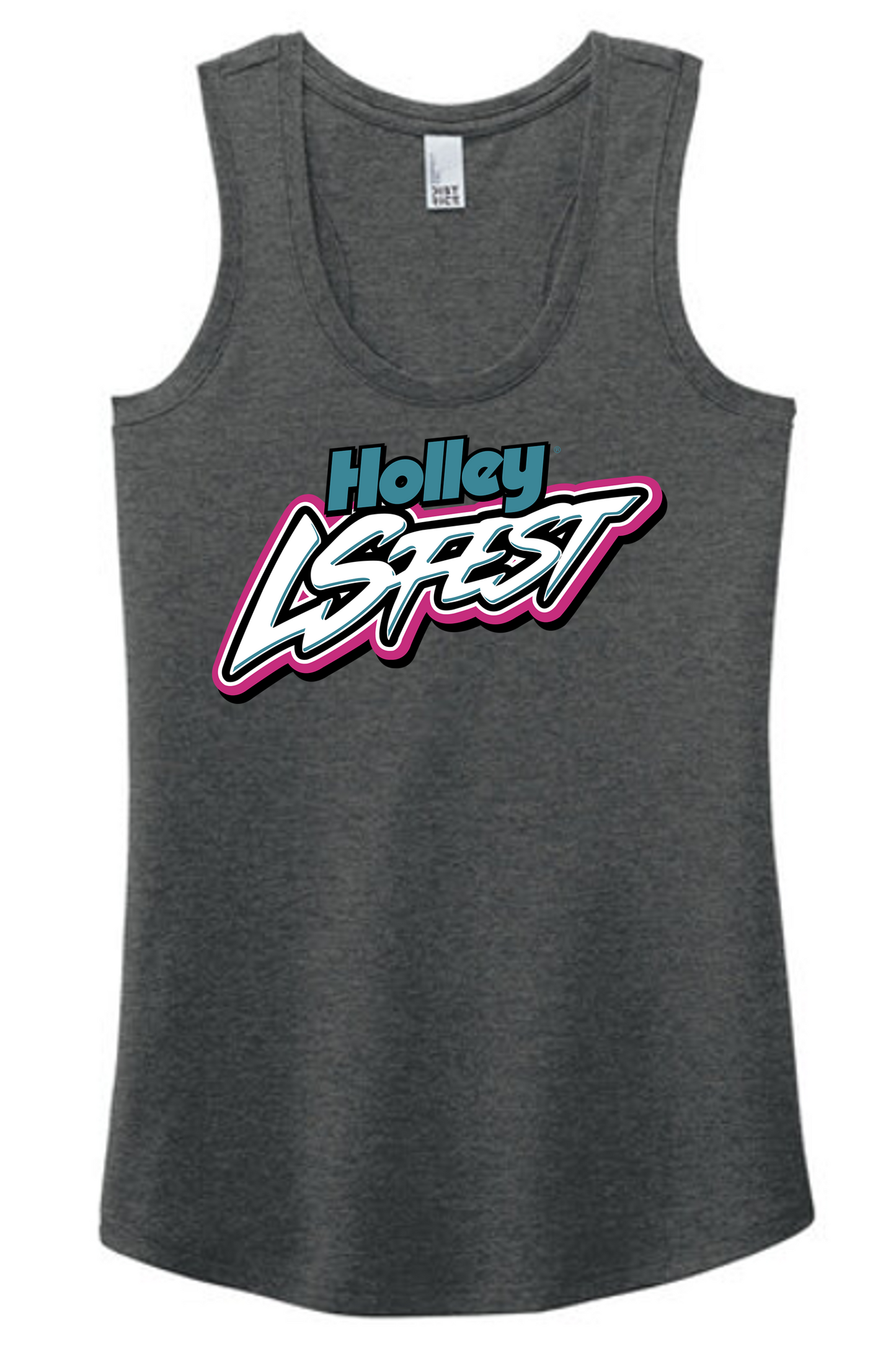 06. Ladies LS Fest Pop Logo Tank - Black Frost (Ladies)