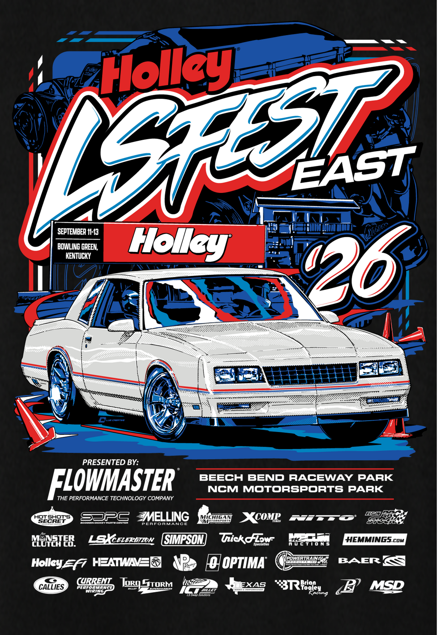 17. 2026 LS Fest East Main Event Tee - Black (Adult)