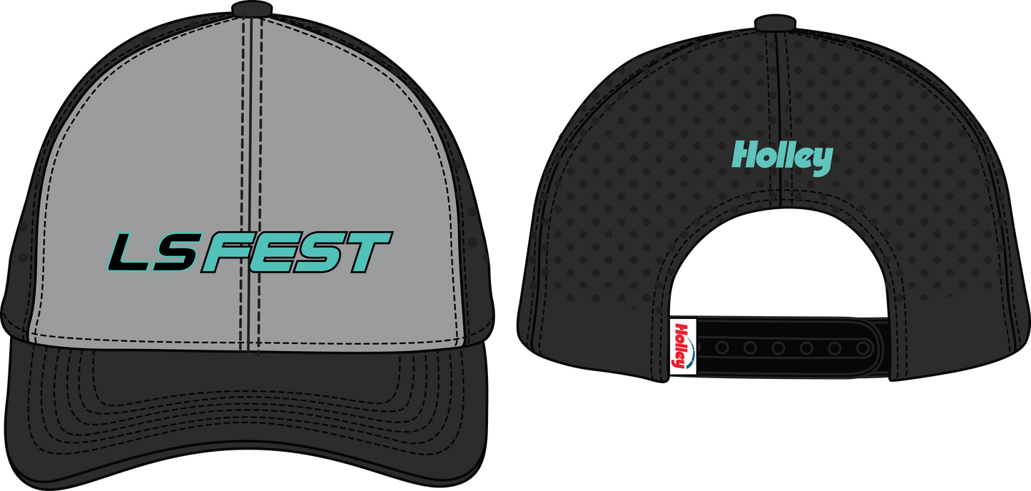 32. LS Fest Teal Velocity Hat - Black (Adult)
