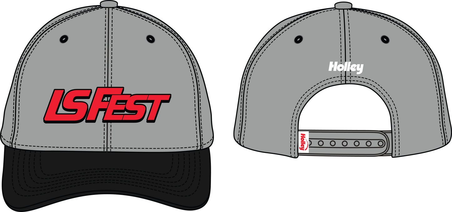 24. LS Fest 3D Logo Hat - Grey (Adult)