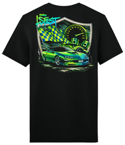 11. LS Fest Checkered Surge Tee - Black (Adult)