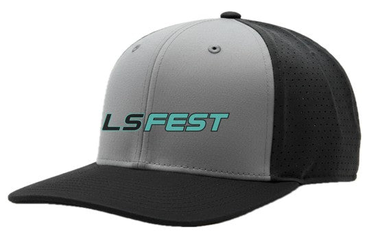 32. LS Fest Teal Velocity Hat - Black (Adult)