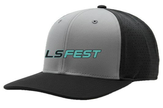 32. LS Fest Teal Velocity Hat - Black (Adult)