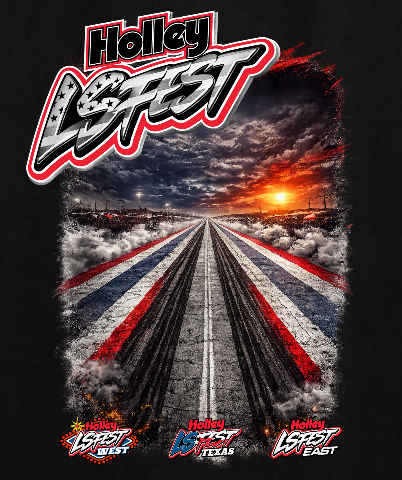 12. LS Fest American Tour Tee - Black (Adult)