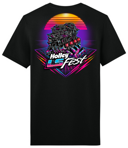 07. LS Fest Turbo Sunset Tee - Black (Adult)