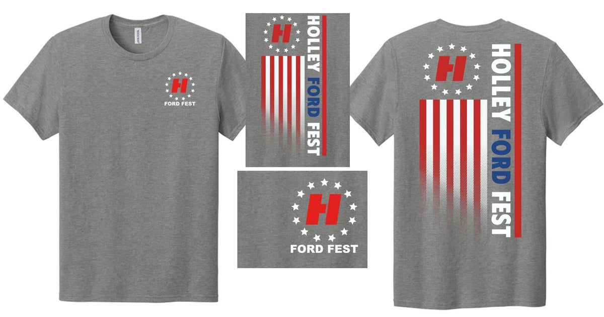 05. Ford Fest Freedom Fueled Tee - Heather Grey (Adult)
