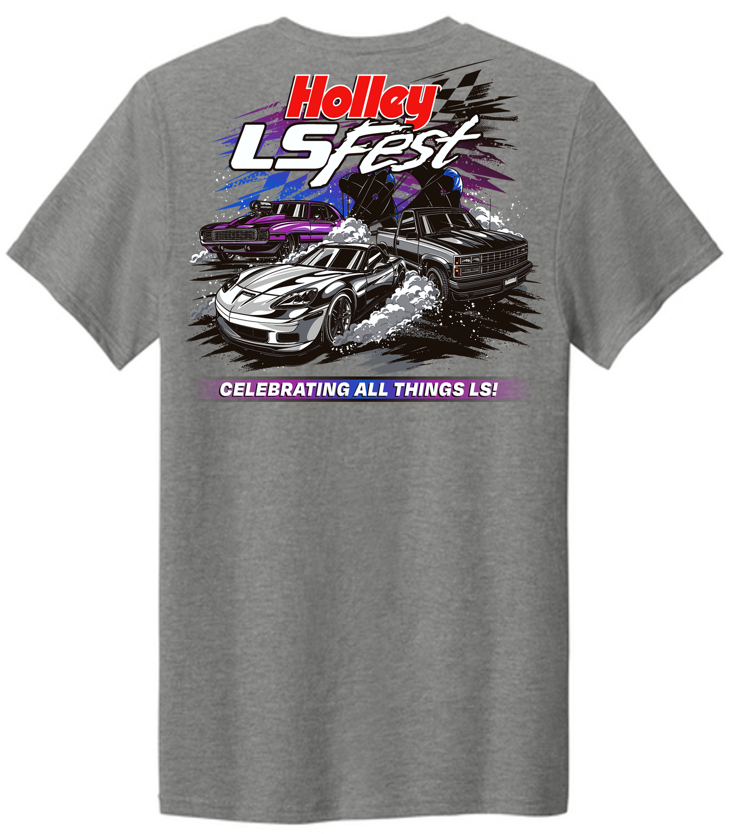 10. LS Fest Vintage Unleashed Tee - Oxford  (Adult)