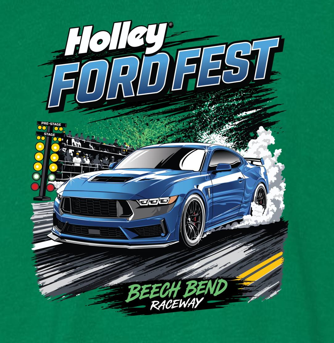 01. Ford Fest Event Tee - Kelly Green (Youth)